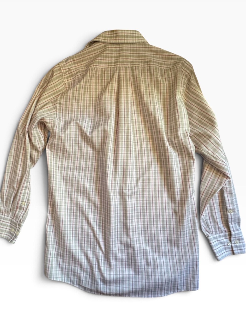 Michael Kors Men’s Plaid Dress Medium Button Down Business Casual - Picture 9 of 12